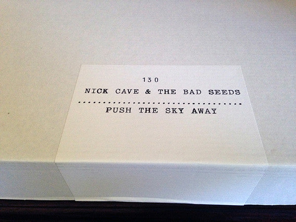 Nick Cave & The Bad Seeds : Push The Sky Away (LP, Album + 2x7", S/Sided + CD, Album + DVD-V, NTS)