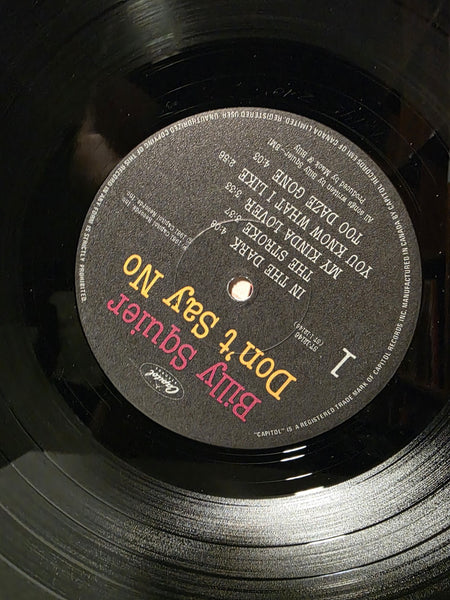 Billy Squier   Don't Say No (LP, 1981 Capitol Records ST 12146) Vinyl6