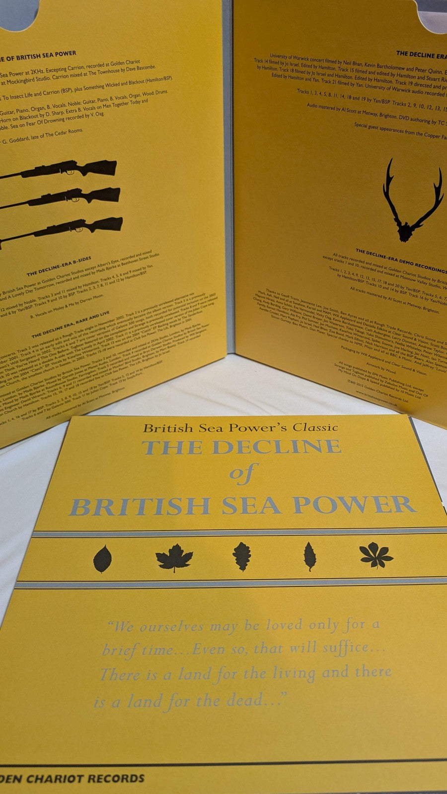 The Compleat Illustrated British Sea Power Vol 1 Box Set 2x LP 6x CD, DVD
