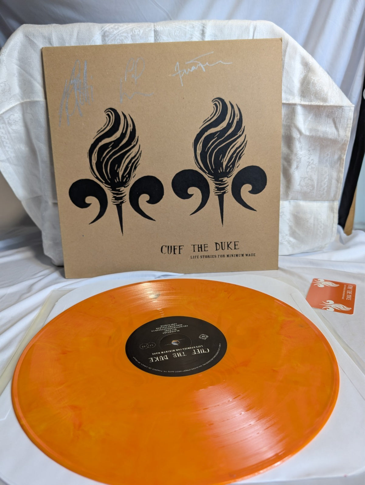 CUFF THE DUKE-LIFE STORIES FOR MINIUMUM WAGE -LP-*AUTOGRAPAPHED* (2012)