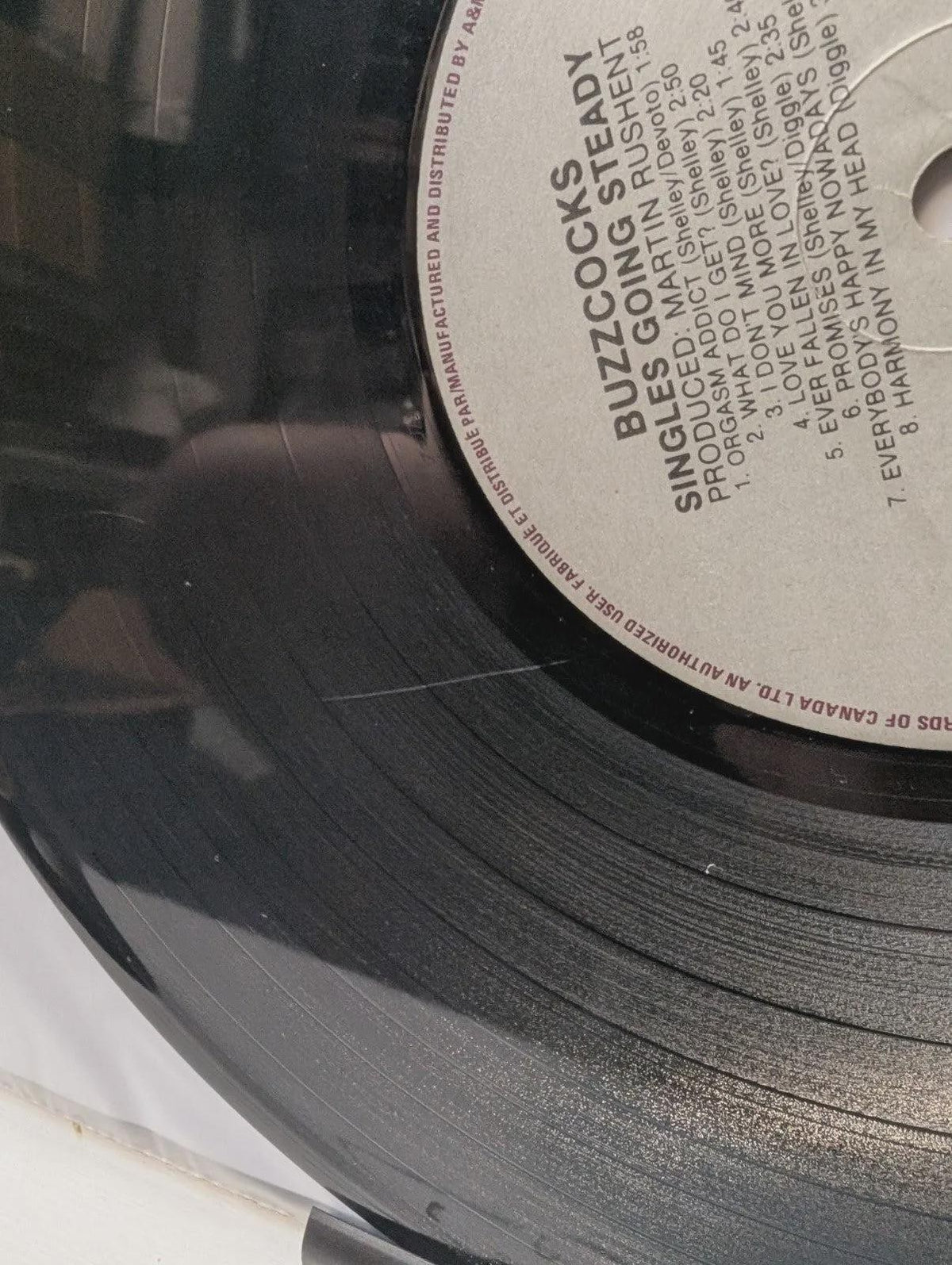 	Buzzcocks   Singles Going Steady  I.R.S. Records Canada  SP 001 1979 12" Vinyl7
