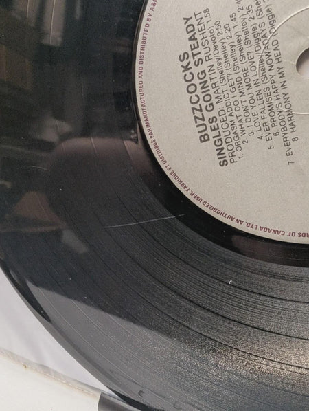 	Buzzcocks   Singles Going Steady  I.R.S. Records Canada  SP 001 1979 12" Vinyl7