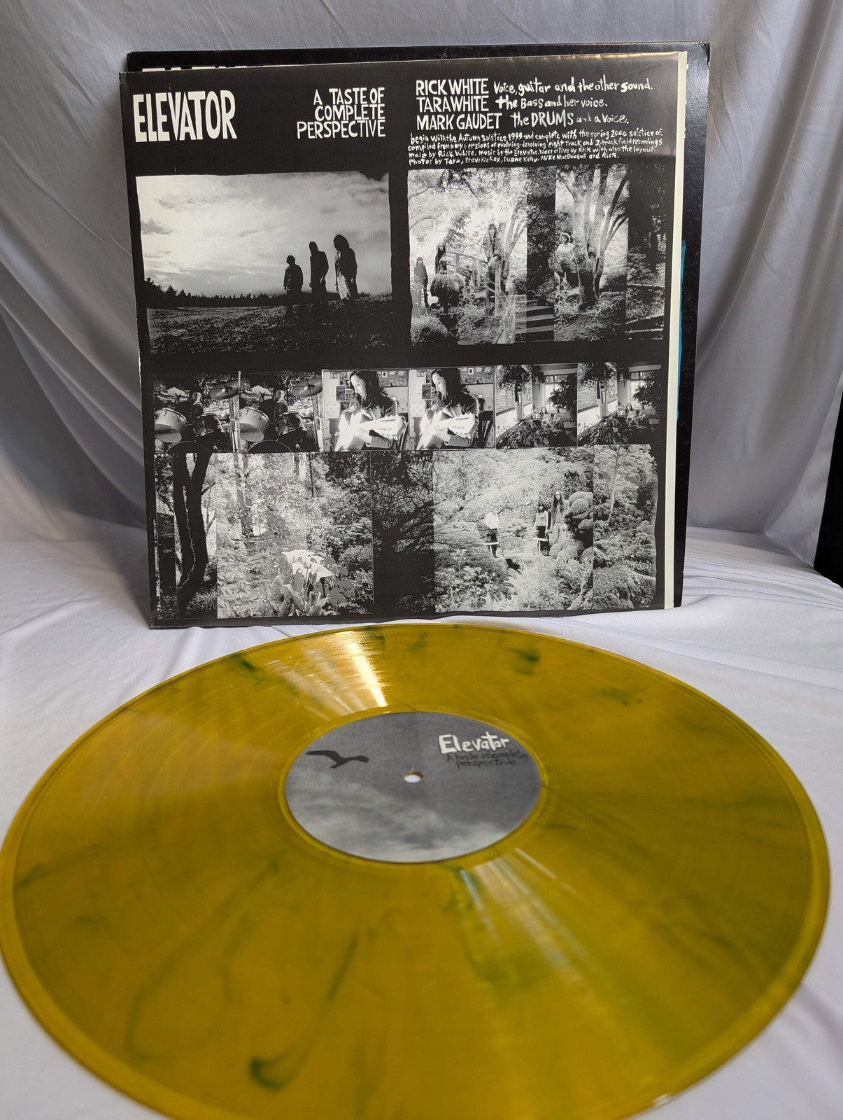 ELEVATOR - A TASTE OF A COMPLETE PERSPECTIVE - TRANYELLOW - 12" RECORD