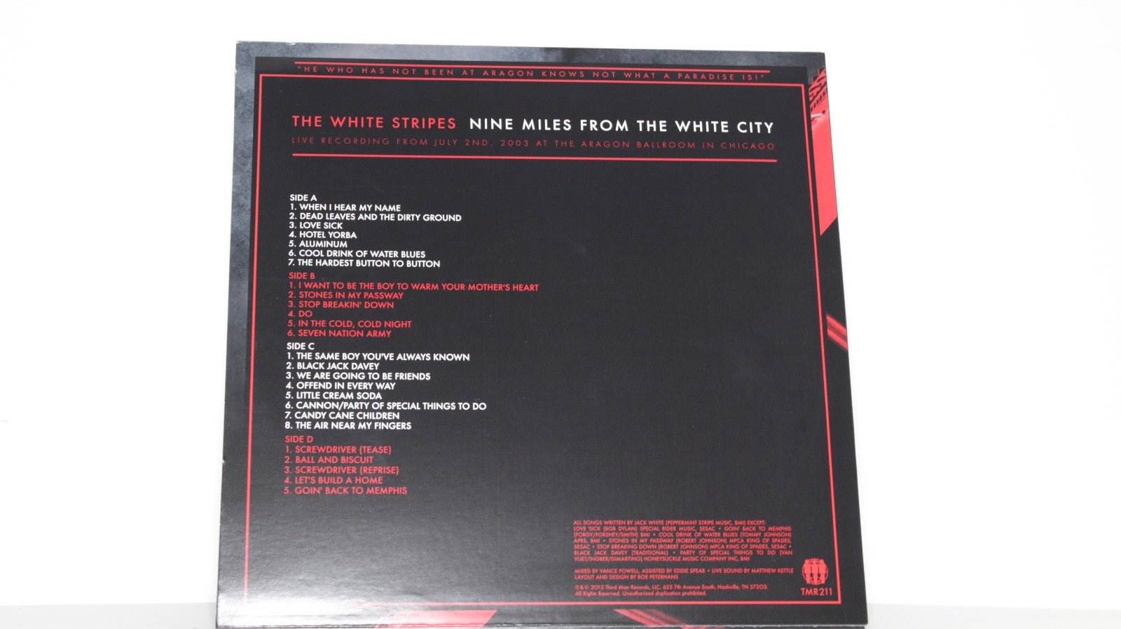 The White Stripes - 12" LP (2002)