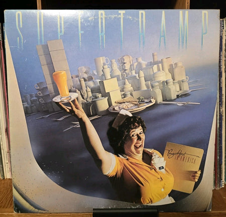 SUPERTRAMP - BREAKFAST IN AMERICA - Vinyl Record - Canada - Cleaned & Tested0