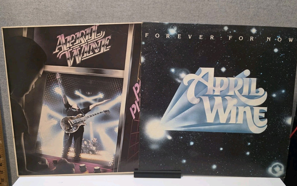 APRIL WINE   FOREVER AND NOW+POWERPLAY   LP x2  ALBUM  1977   US CLEANED0
