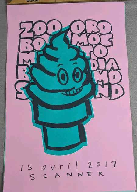 ZooBombs - Silk Screen Concert Poster 2017