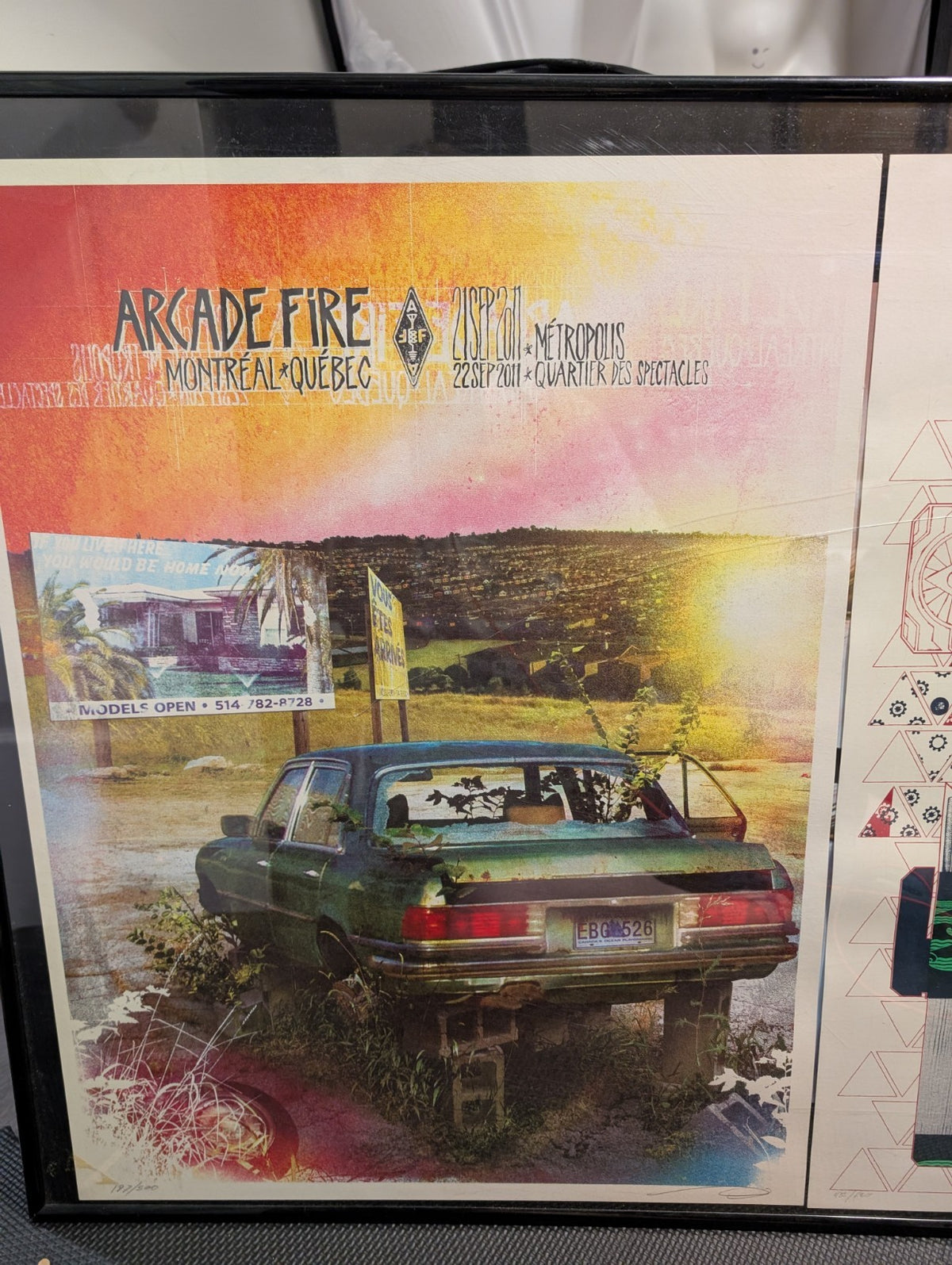 Arcade Fire 2011&2007 screen prints- -#'D