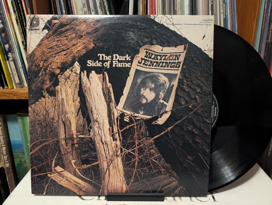 Waylon Jennings The Dark Side Of Fame Vintage Vinyl LP Pickwick Record ACL 70190