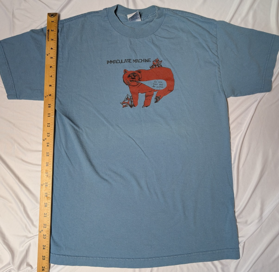 Immaculate Machine   Canadian Indie Rock Band Tee   Sz Medium   VERY RARE1