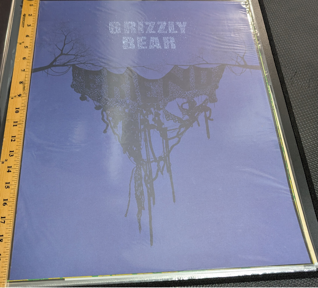 Grizzly Bear - friend -screen print - 2007 