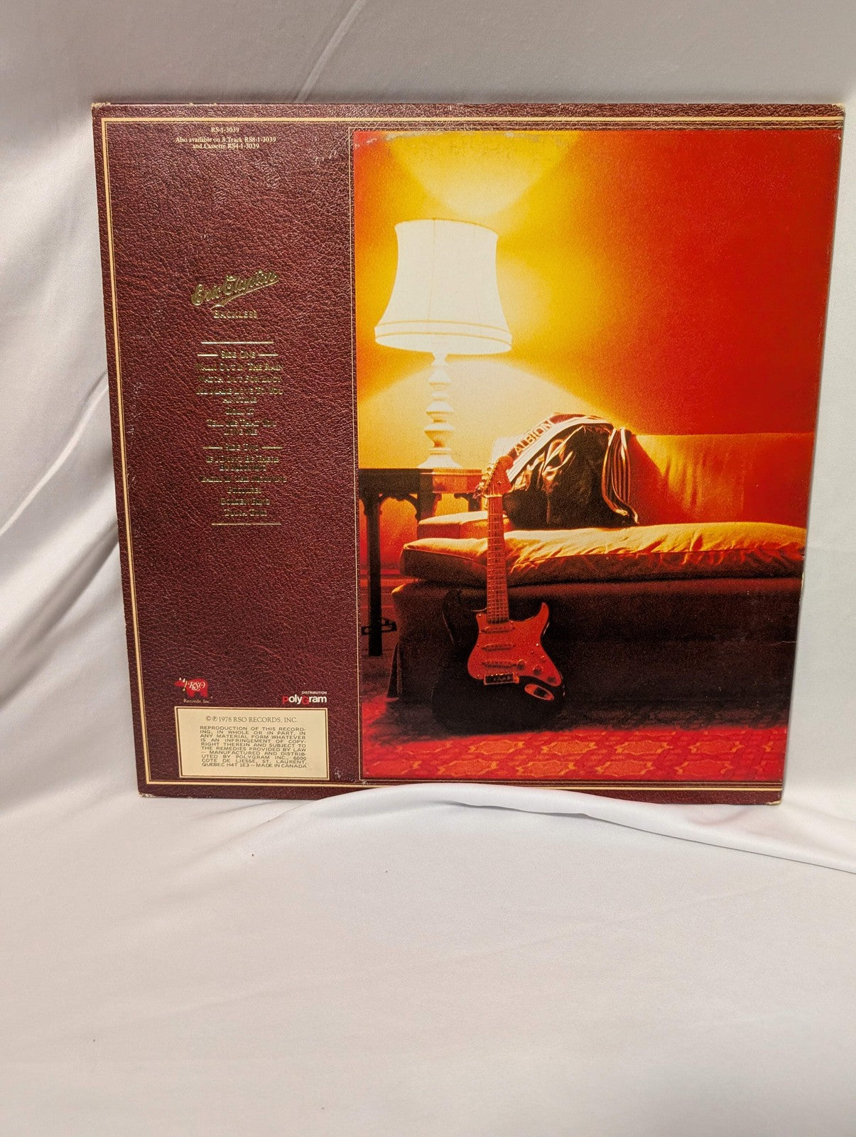 ERIC CLAPTON - BACKLESS - LP- GATEFOLD- CAN - RS#-1-3039