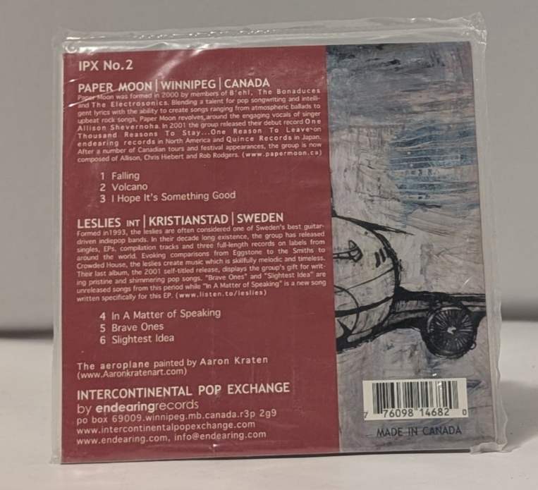 International Pop Exchange No.2 - CD - w/OG Button - Sealed -2004