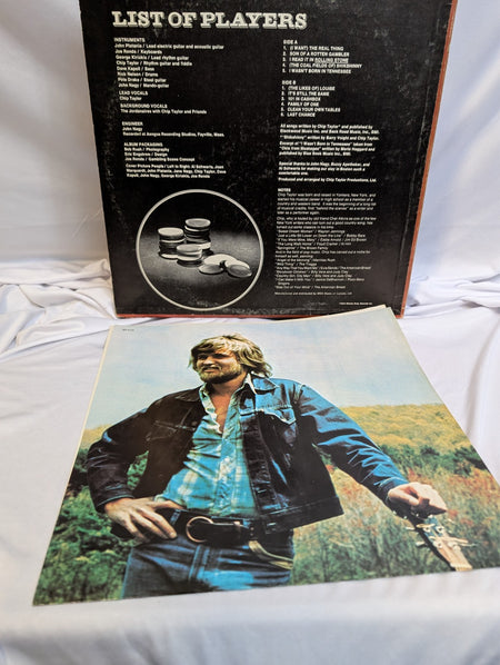 CHIP TAYLOR - CHIP TAYLOR'S LAST CHANCE -LP- ALBUM - 1973 #BS 2718 W/OG POSTER