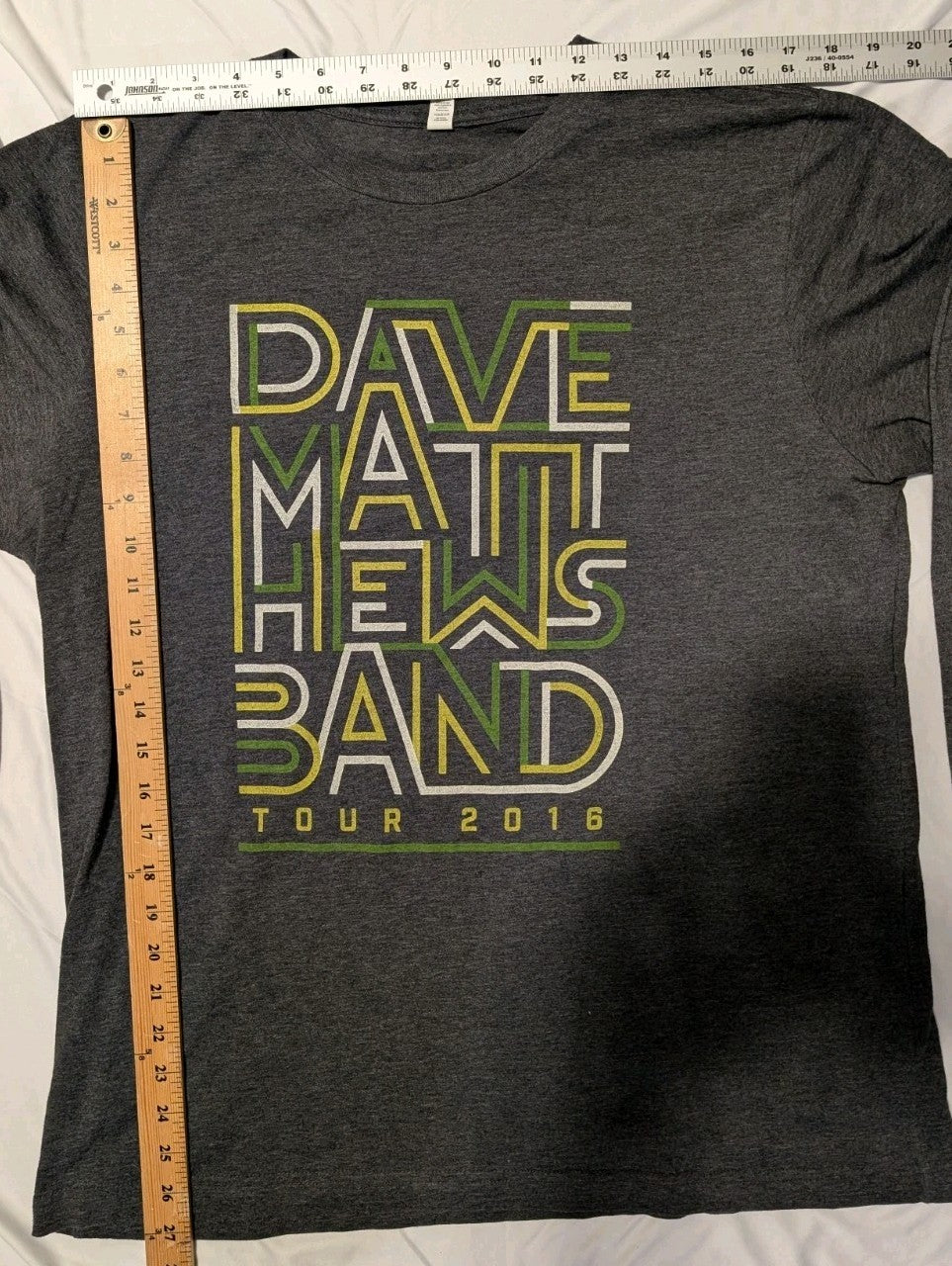 2016 Dave Matthews Band Long Sleeve Concert Tour Shirt size XL2