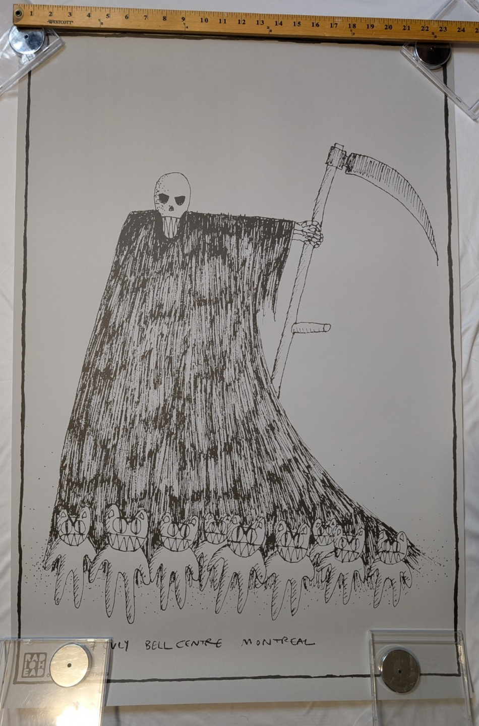 Radiohead  Concert Poster   Thom Yorke   7 17/2018  Montreal Bell Centre0
