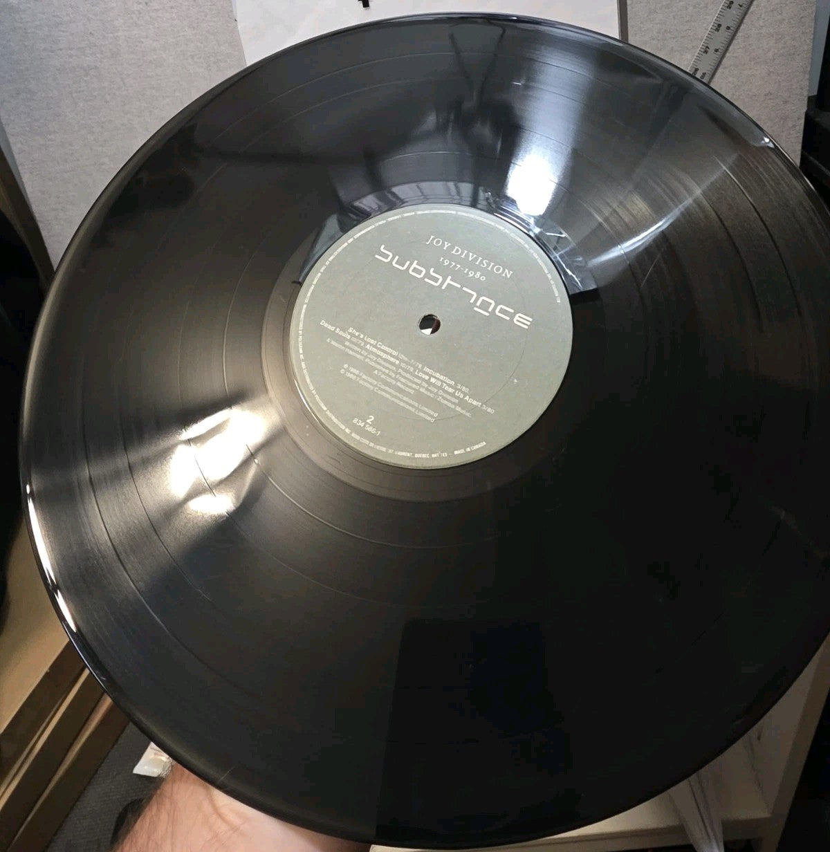 Joy Division - Substance - 12" LP - Canada-834 586-1, 198812