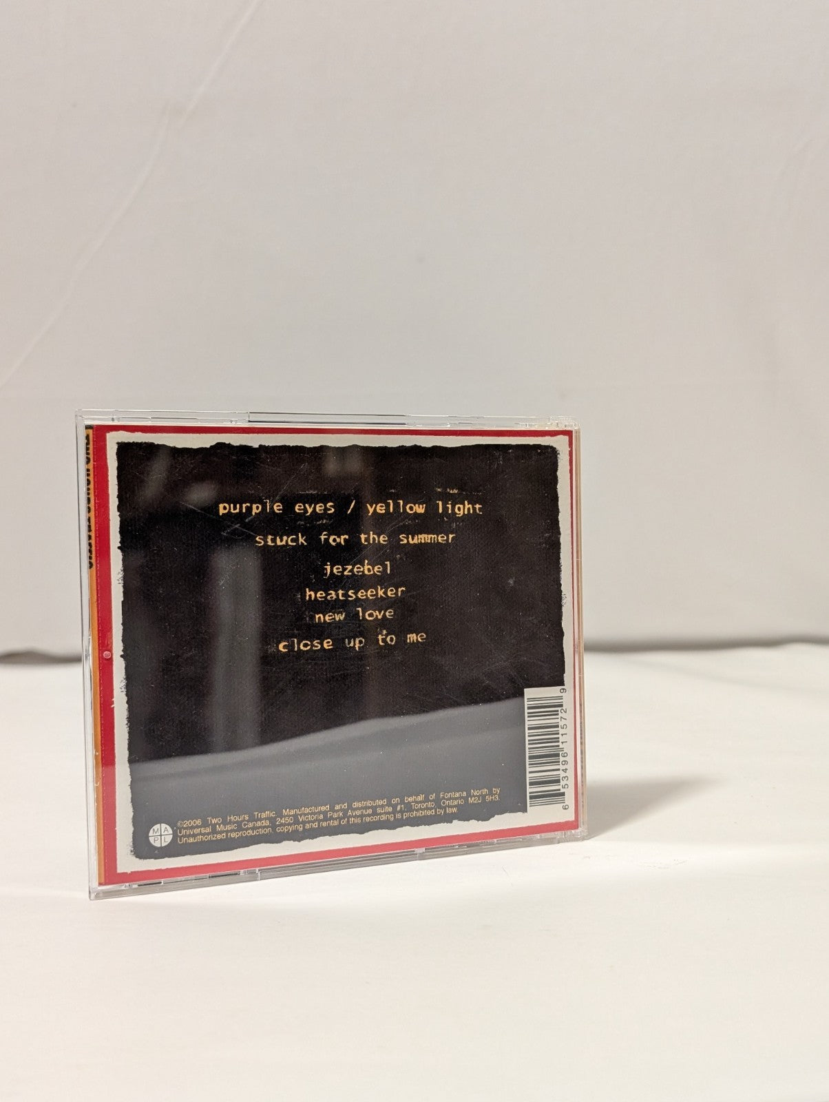 TWO HOURS TRAFFIC   TERRITORY   CD   2009 *RARE*2