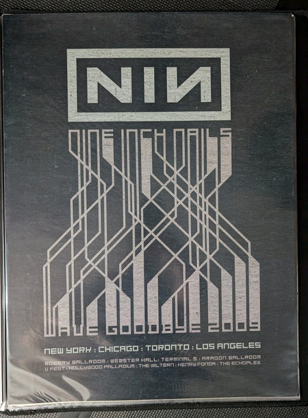 Nine Inch Nails - 2009 Wave Goodbye - NA Tour Poster