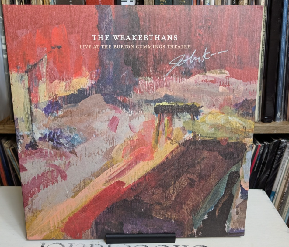 The Weakerthans ‎– Live At The Burton Cummings Theatre   2xLP   Autographed0