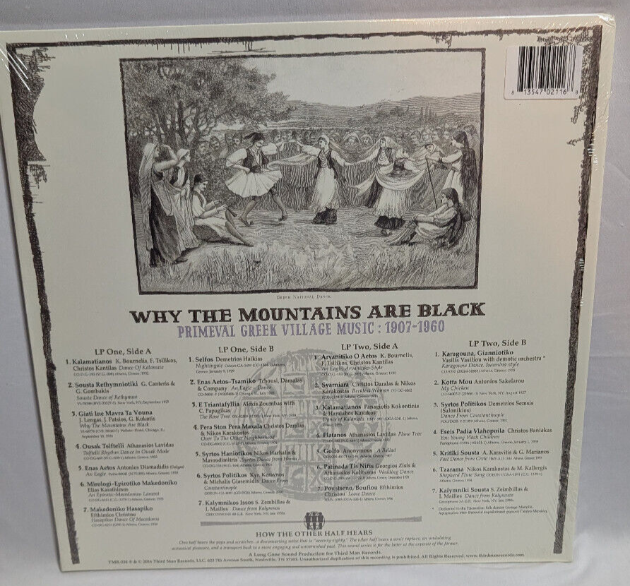 WHY THE MOUNTAINS ARE BLACK *NEW* 12" LP *LIMITED EDITION* TMR334G