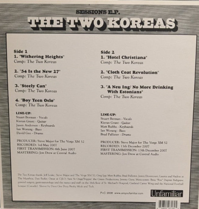 The Two Koreas - Sessions E.P