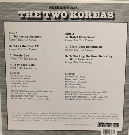 The Two Koreas - Sessions E.P