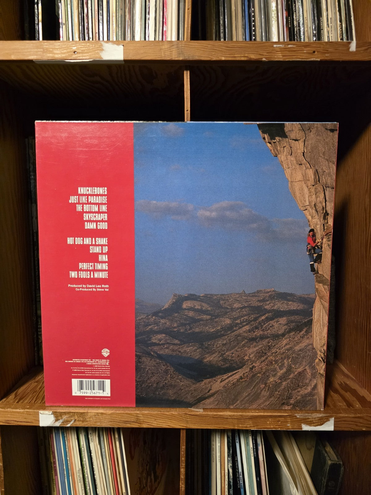 David Lee Roth Skyscraper LP 1988 Warner Bros 1 25671 Vinyl Hard Rock VG+1