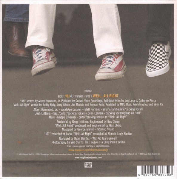 Albert Hammond Jr. 101 7" VINYL RECORD1