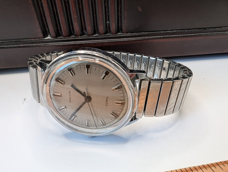 1971 Timex   self wind   Automatic   W/Speidel Watch Band   Works2