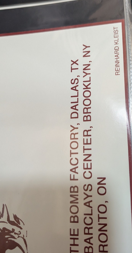 NICK CAVE AND THE BAD SEEDS - 2018 NA TOUR CONCERT POSTER 