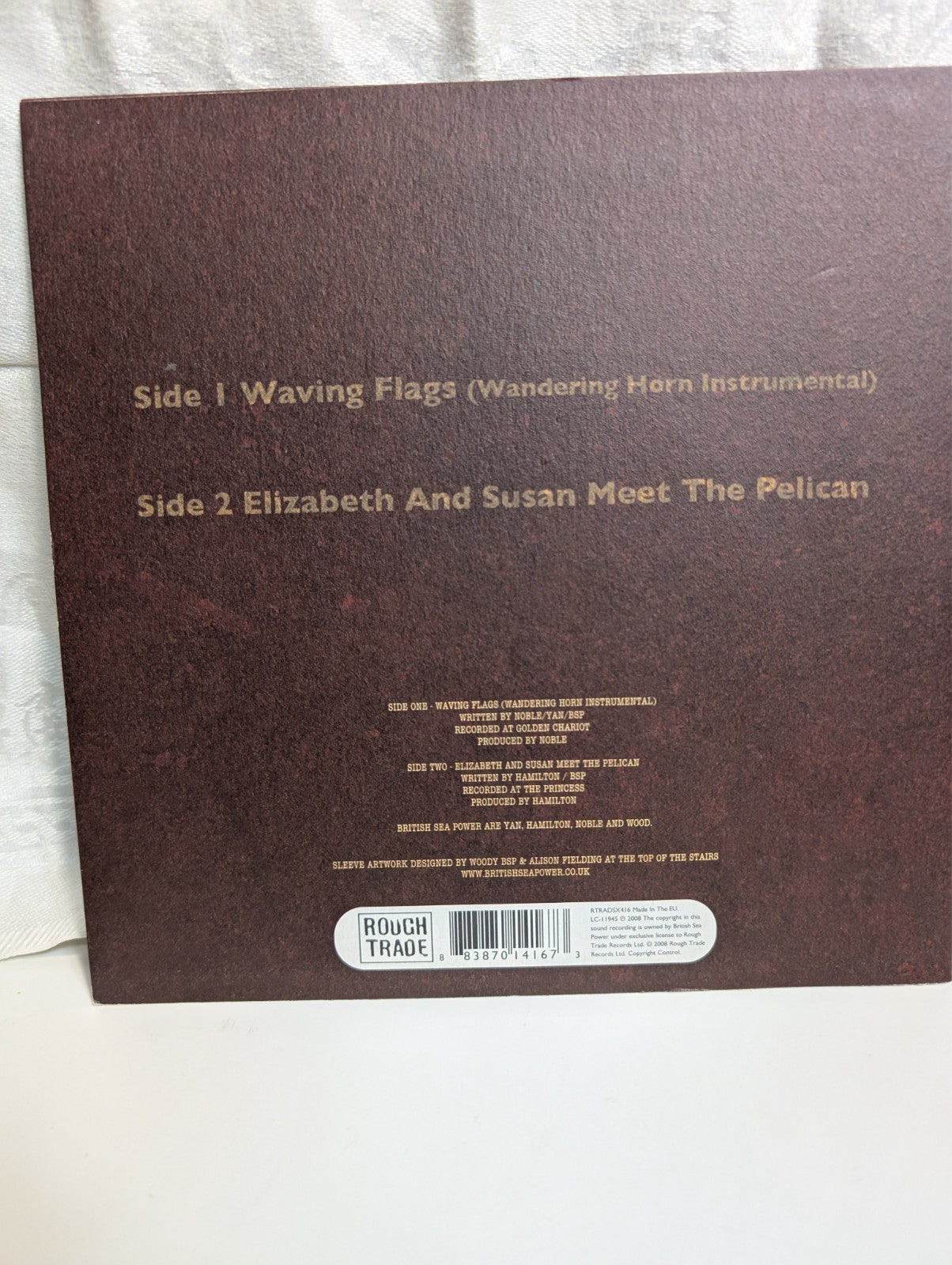 BRITISH SEA POWER   WAVING FLAGS   7" RECORD X23