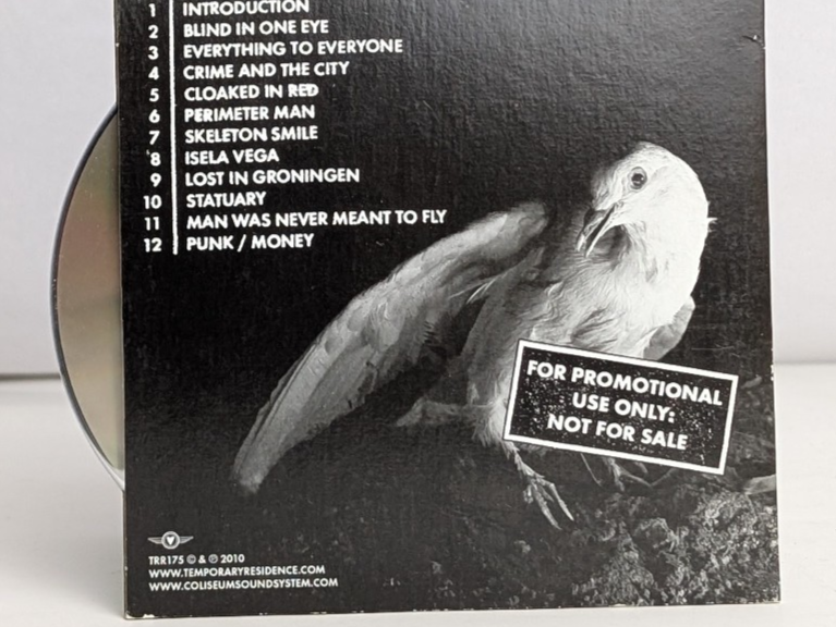 Coliseum   House With A Curse   CD Promo  20101