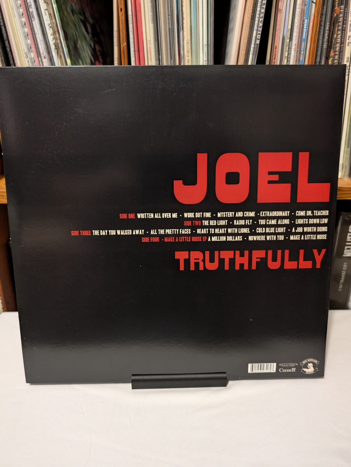 Joel Plaskett Emergency - Truthfully - 2x Vinyl LP -AUTOGRAPHED1