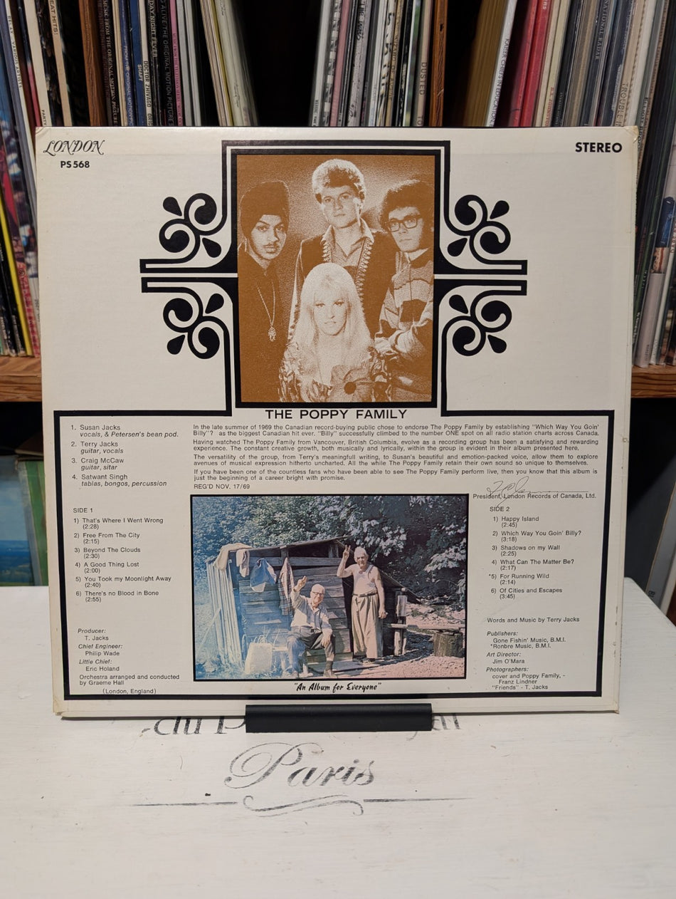 The Poppy Family   Which Way You Goin' Billy Canada LP PS 568 Vinyl Record 12"1