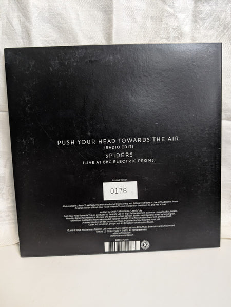 EDITORS - PUSH YOUR HEAD TOWARDS THE AIR - 7" RECORD, LTD W/ OG STICKER