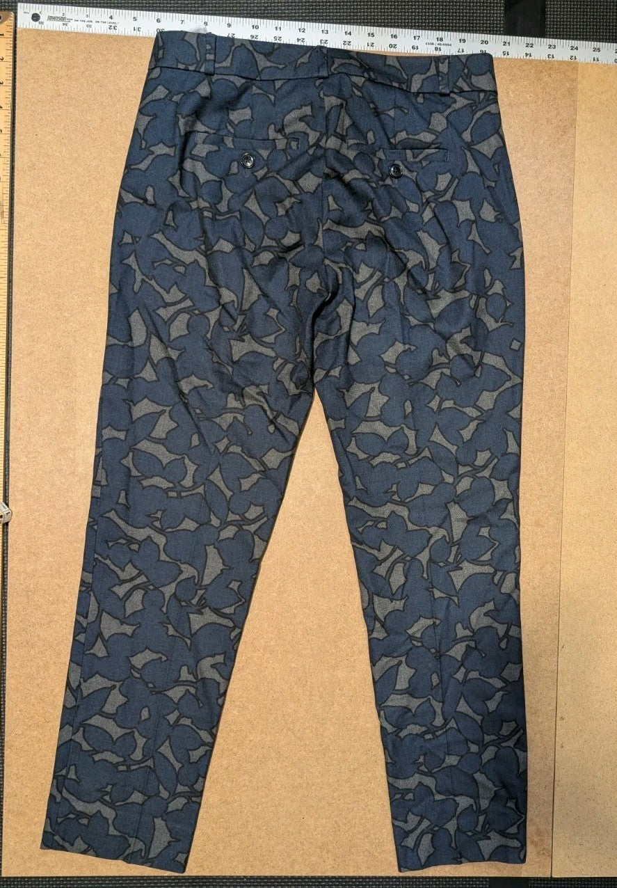 Banana Republic Pants Womens 0 Blue Mid Rise Straight Through Hip Avery NWT1