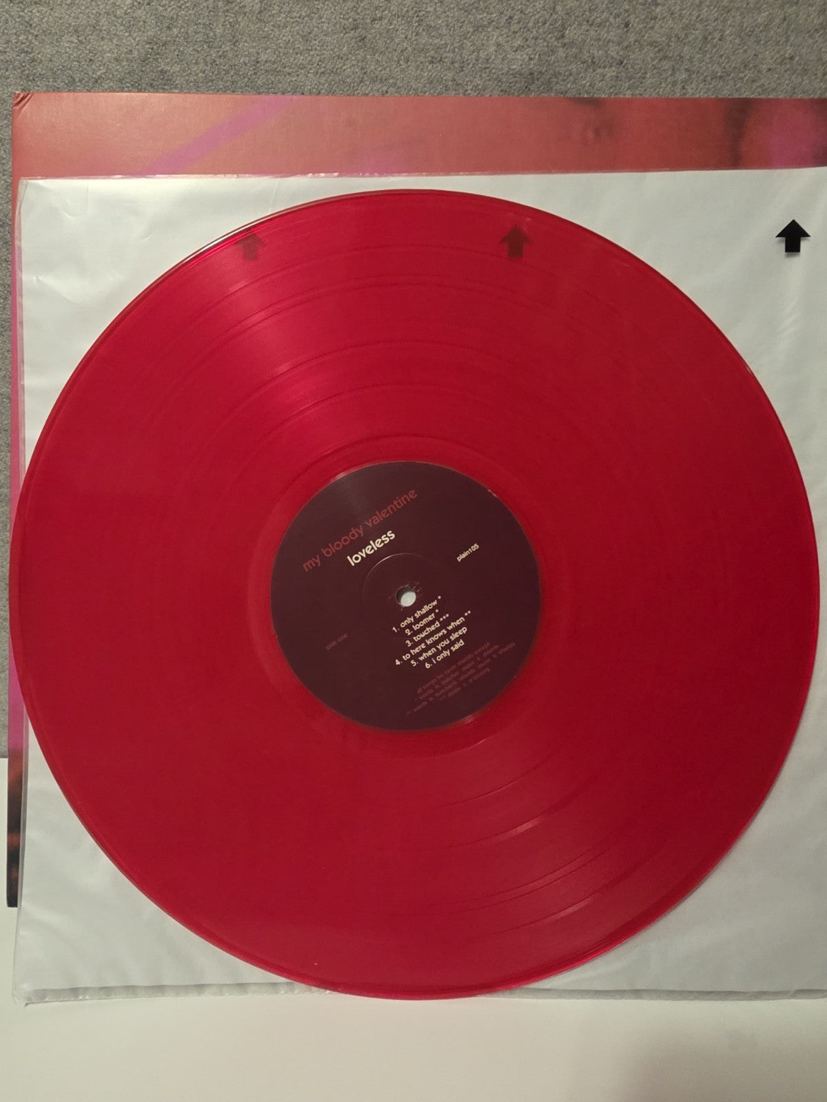 My Bloody Valentine - Loveless US  #1000 RED vinyl LP 2009 - Cleaned & Tested9