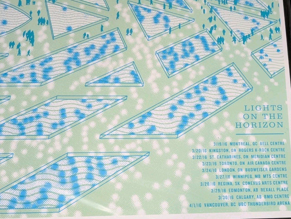 Death Cab For Cutie - Metric - 2xScreenPrint - 