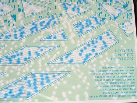 Death Cab For Cutie - Metric - 2xScreenPrint - 