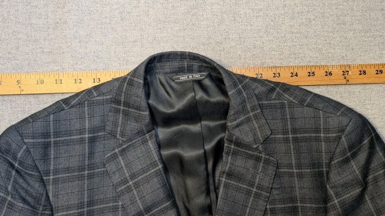 Zanetti/Moores Suit Jacket   Plaid Black6