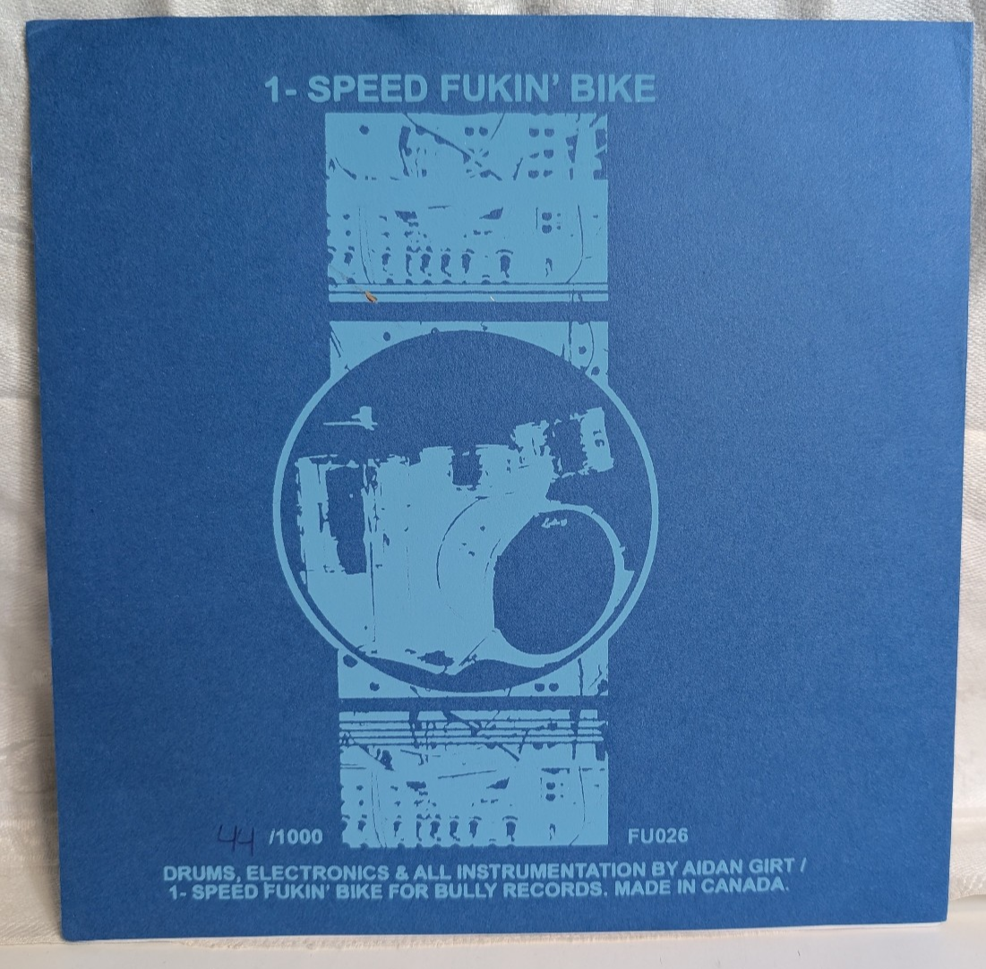 1 SPEED FUKIN' BIKE   A SWIMMER IN THE OCEAN IS NOT AFRAID OF THE RAIN   7"0