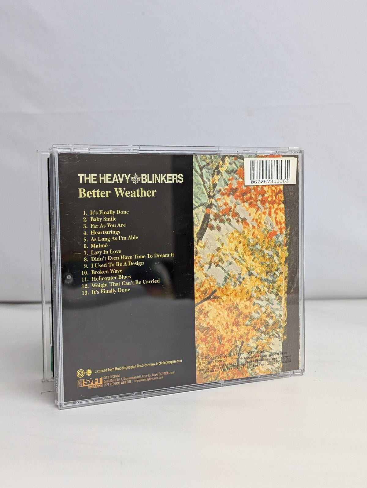 The Night And I Are Still So YoungThe Heavy Blinkers2004 – CanadaCD, AlbumEn