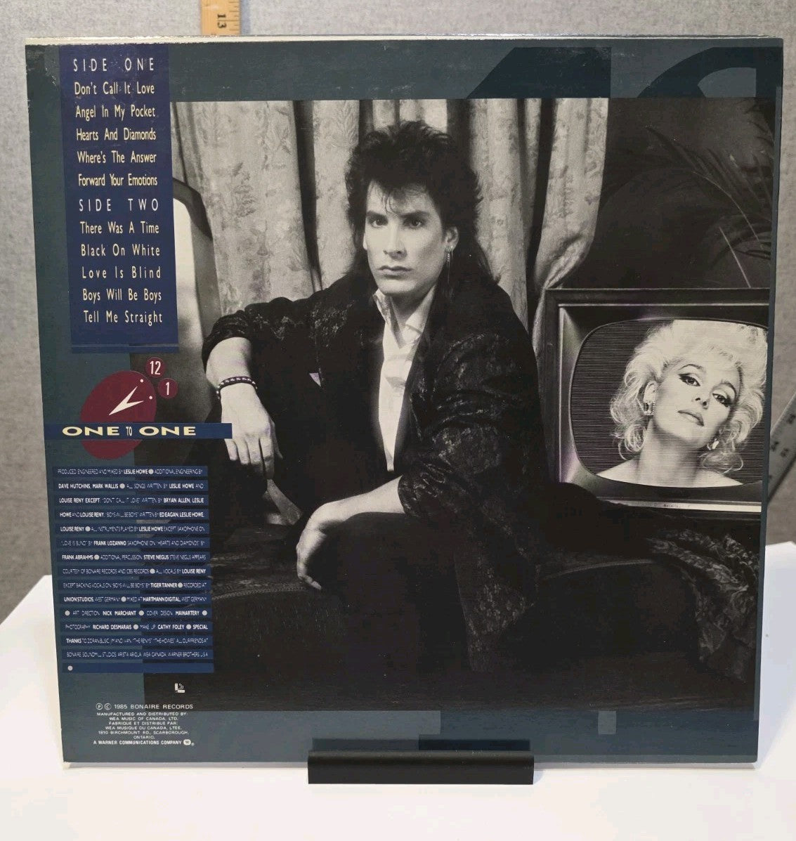 One to One - Forward Your Emotions - 12" LP - 1985- Canada2