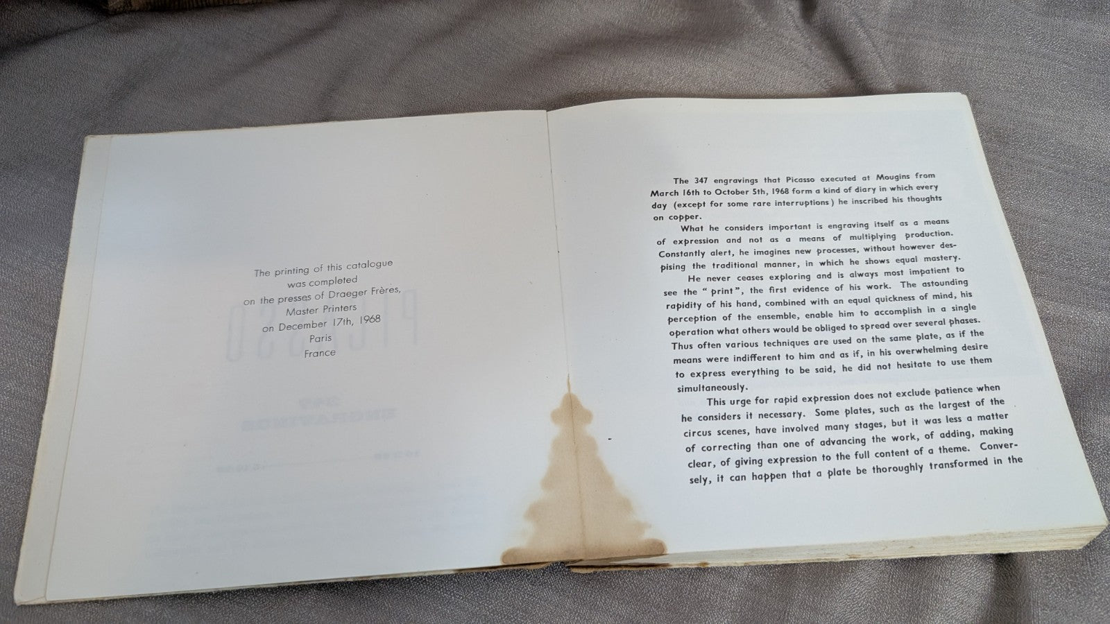 Picasso 347 Engravures Softcover