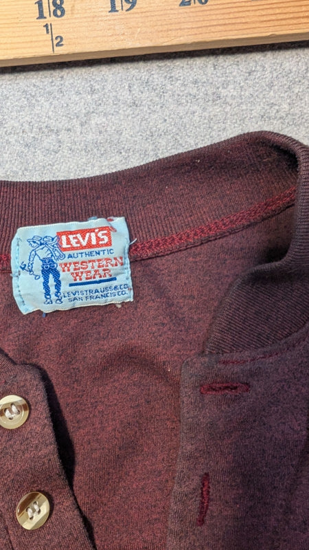Vintage Rare Levi's 501 T Shirt Western Wear Size M5