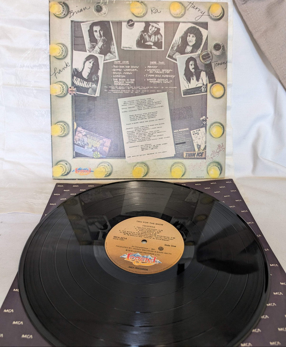 TROOPER - TWO FOR THE SHOW - 1976 - LP - CAN #MCA-2214
