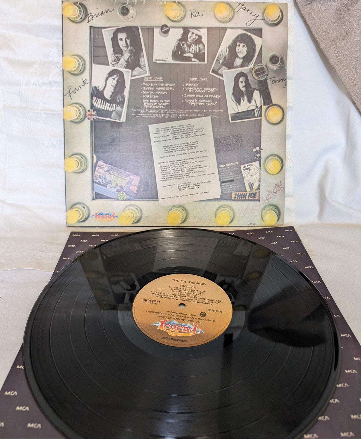 TROOPER - TWO FOR THE SHOW - 1976 - LP - CAN #MCA-2214