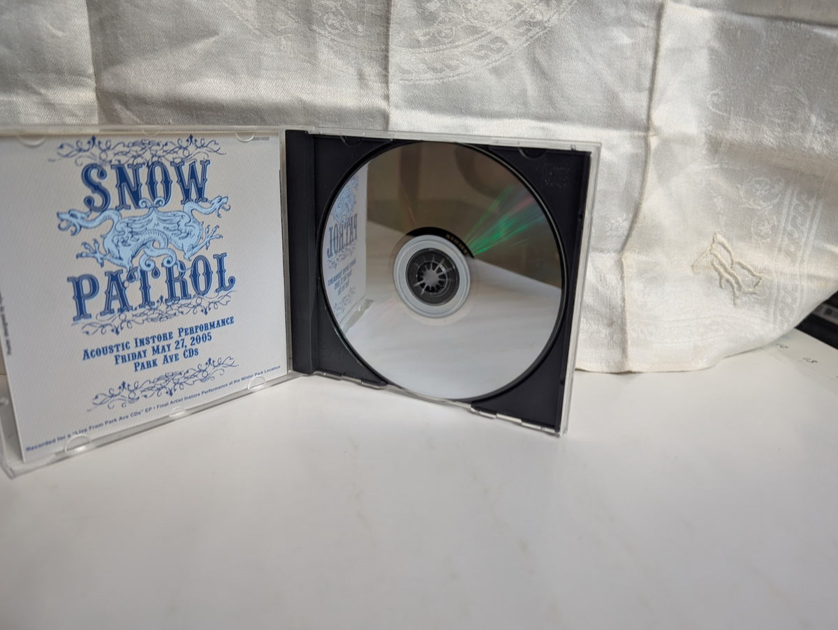 Live and Acoustic at Park Ave. Snow Patrol (Audio CD) Vtg 2005