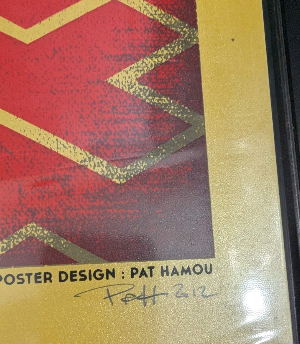 THE BLACK KEYS - OSHEAGA 2012 - FOIL PRINT - PAT HAMOU